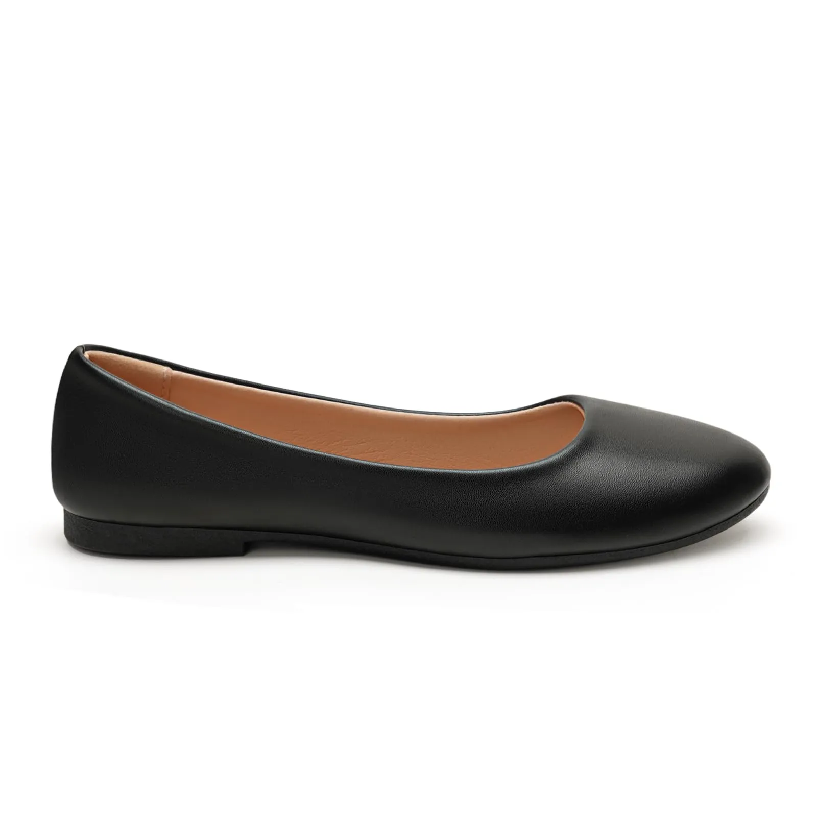 GLAMORA Ballerine Donna Scarpe Basse Punta Tonda Pelle Sintetica Comode Eleganti Manoletina Ballerina Classica Slip On Suola Flessibile Leggere Morbide Calzata Piccola - immagine 3