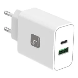 Caricabatterie USB Type-A, USB Type-C IPW USB 35WACG GaN White 625183 - immagine 1