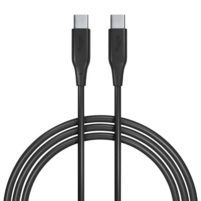 Cavo Dati e Ricarica USB-C - USB-C Allity. AUC-02, 100W, 2m, Nero - immagine 1