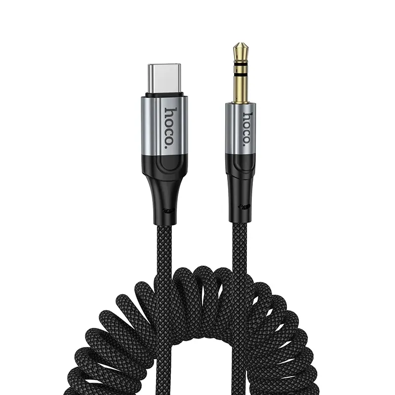 Cavo Audio USB-C - 3.5mm HOCO UPA33B, 1.5m, Nero - immagine 1