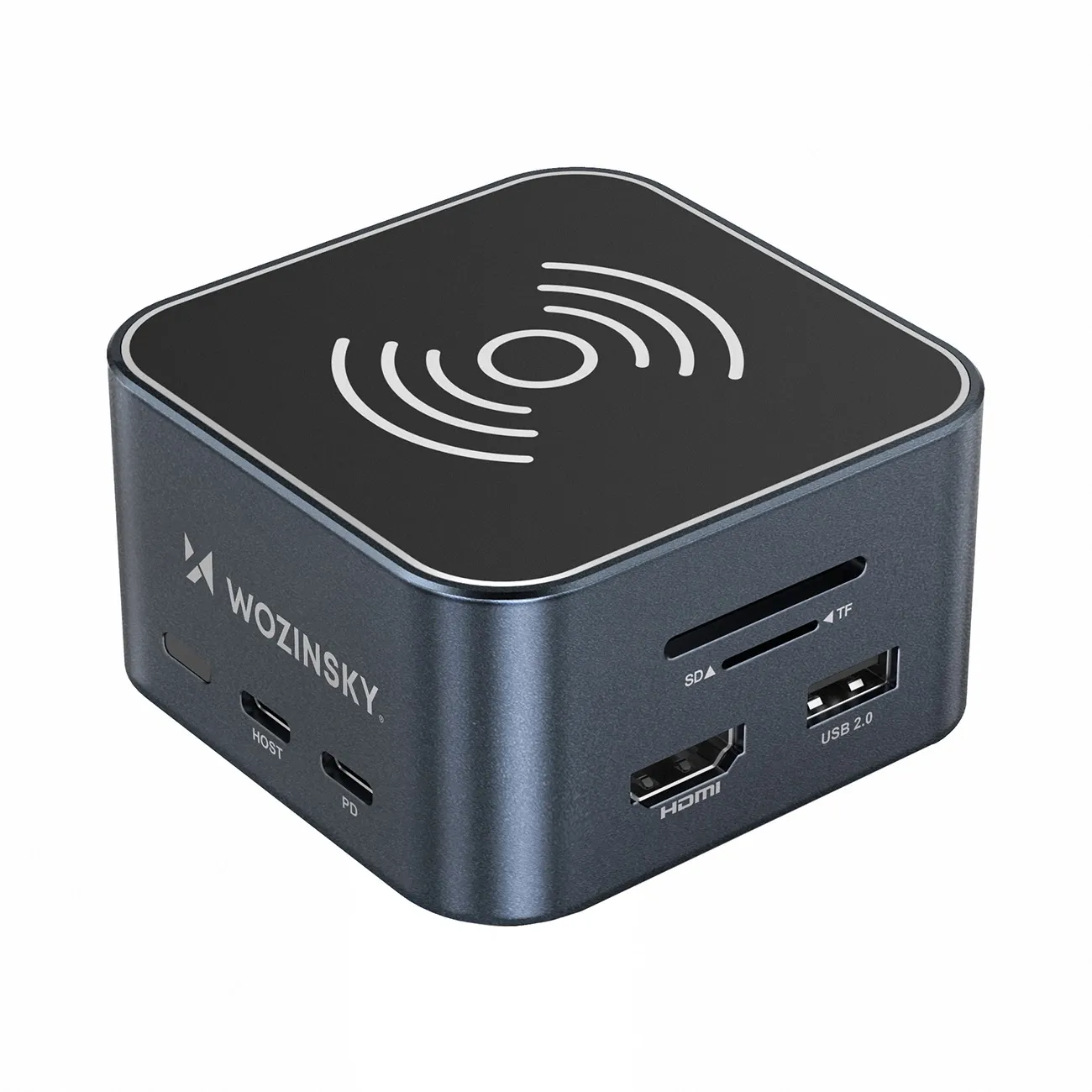 Hub Multifunzionale WZK WHBC09Y8S, 12in1, Grigio - immagine 1