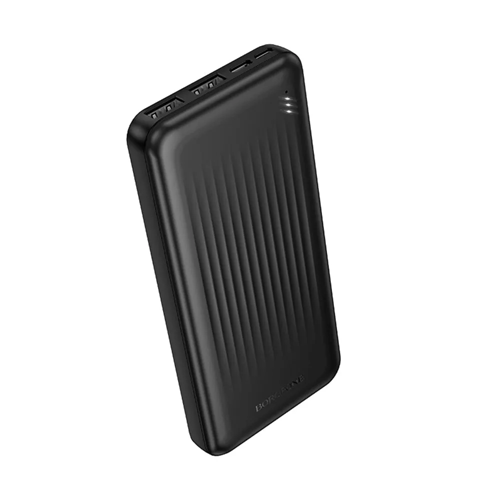Batteria Esterna Borofone BJ78 Clever, 10000mAh, 10W, 2 x USB-A, Nera - immagine 1