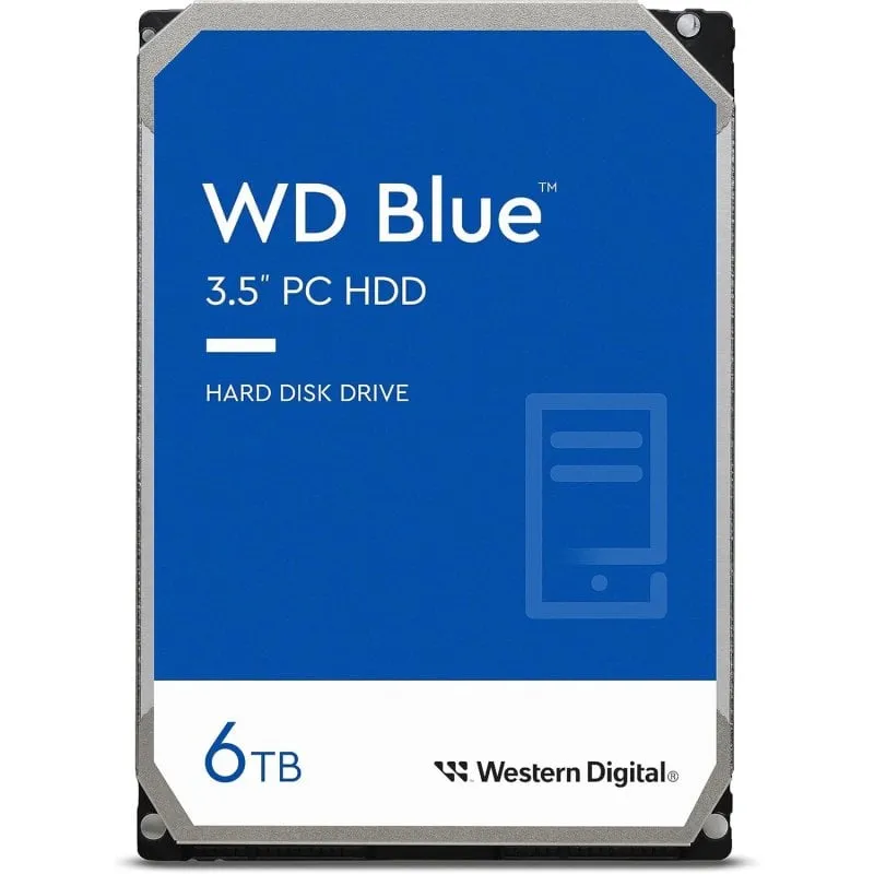 WD Blue 3.5" 6TB 5400 RPM 256MB CMR SATA 3 - immagine 1