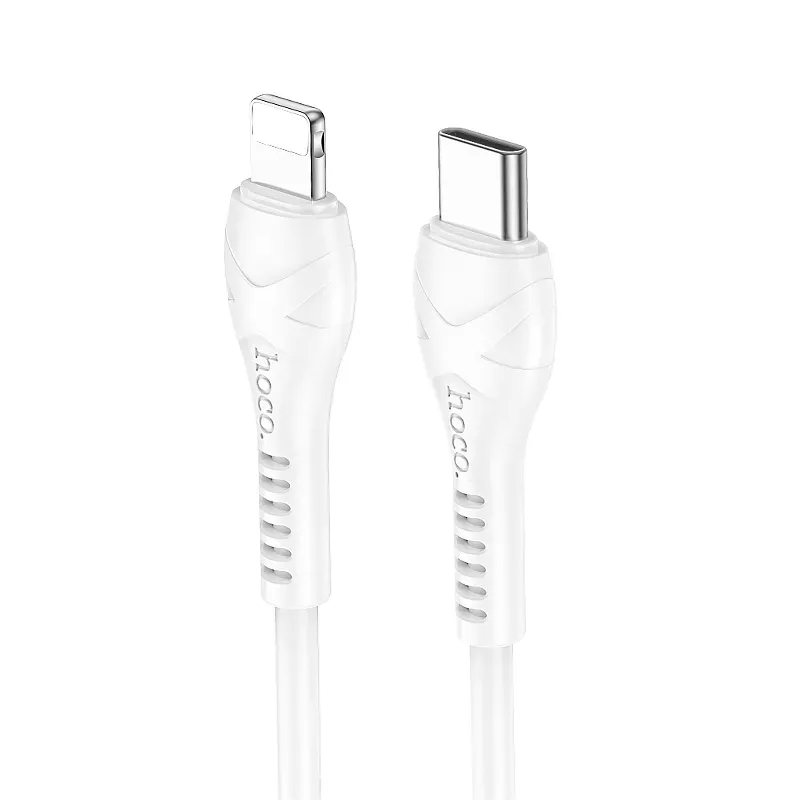 Cavo Dati e Ricarica USB-C - Lightning HOCO X37, 27W, 1m, Bianco - immagine 1