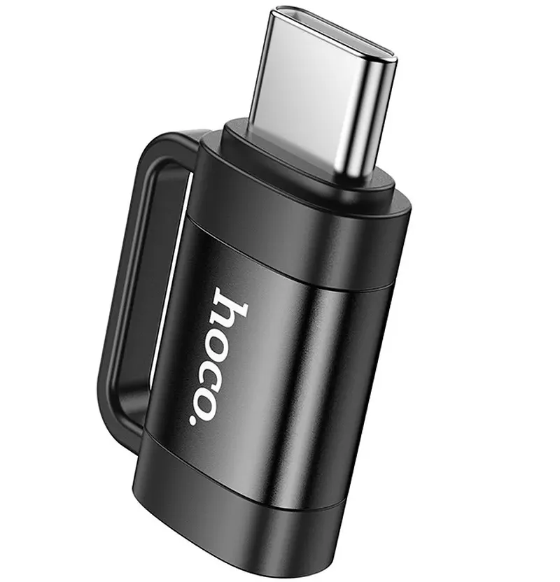 Adattatore Dati e Ricarica Lightning - USB-C HOCO UA31E, Nero - immagine 1