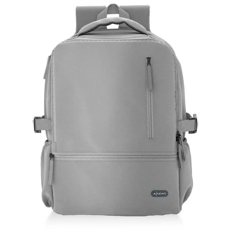 Aisens ASBG-BP087-GR Zaino sportivo idrorepellente per laptop fino a 15,6" Grigio - immagine 1