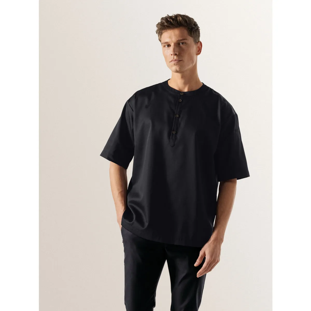 Le Nouveau Chef Camicia da chef Gorgio; Taglia XS; nero - immagine 1