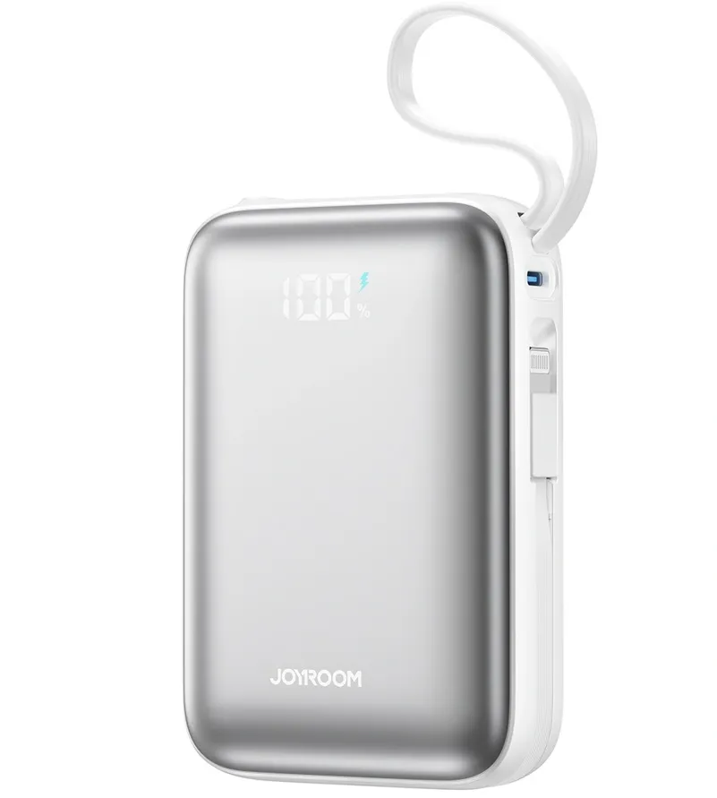 Batteria Esterna Joyroom JR-PBF29, 20000mAh, 22.5W, QC + PD, 1 x Lightning - 2 x USB-C, Bianca - immagine 1