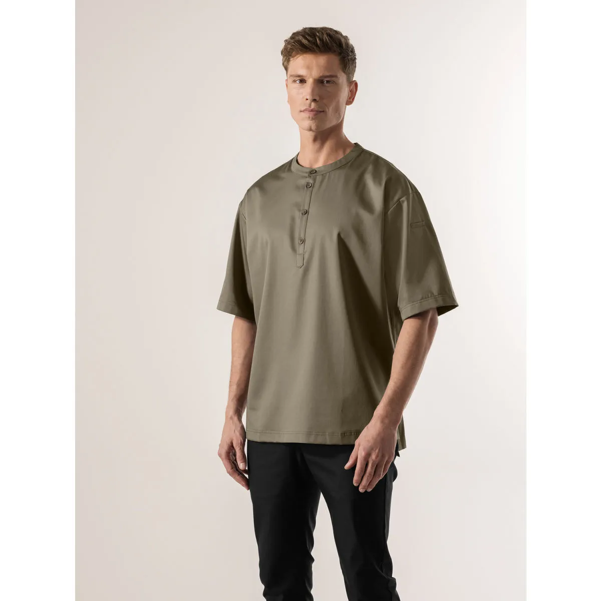 Le Nouveau Chef Camicia da chef Gorgio; Taglia 2XL; verde oliva - immagine 1