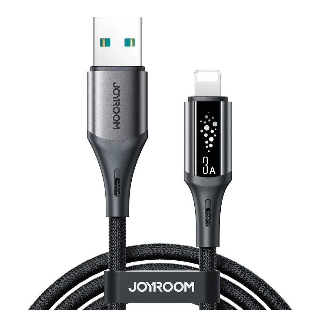 Cavo Dati e Ricarica USB-A - Lightning Joyroom S-A60 StarTalk, 18W, 1.2m, Nero - immagine 1