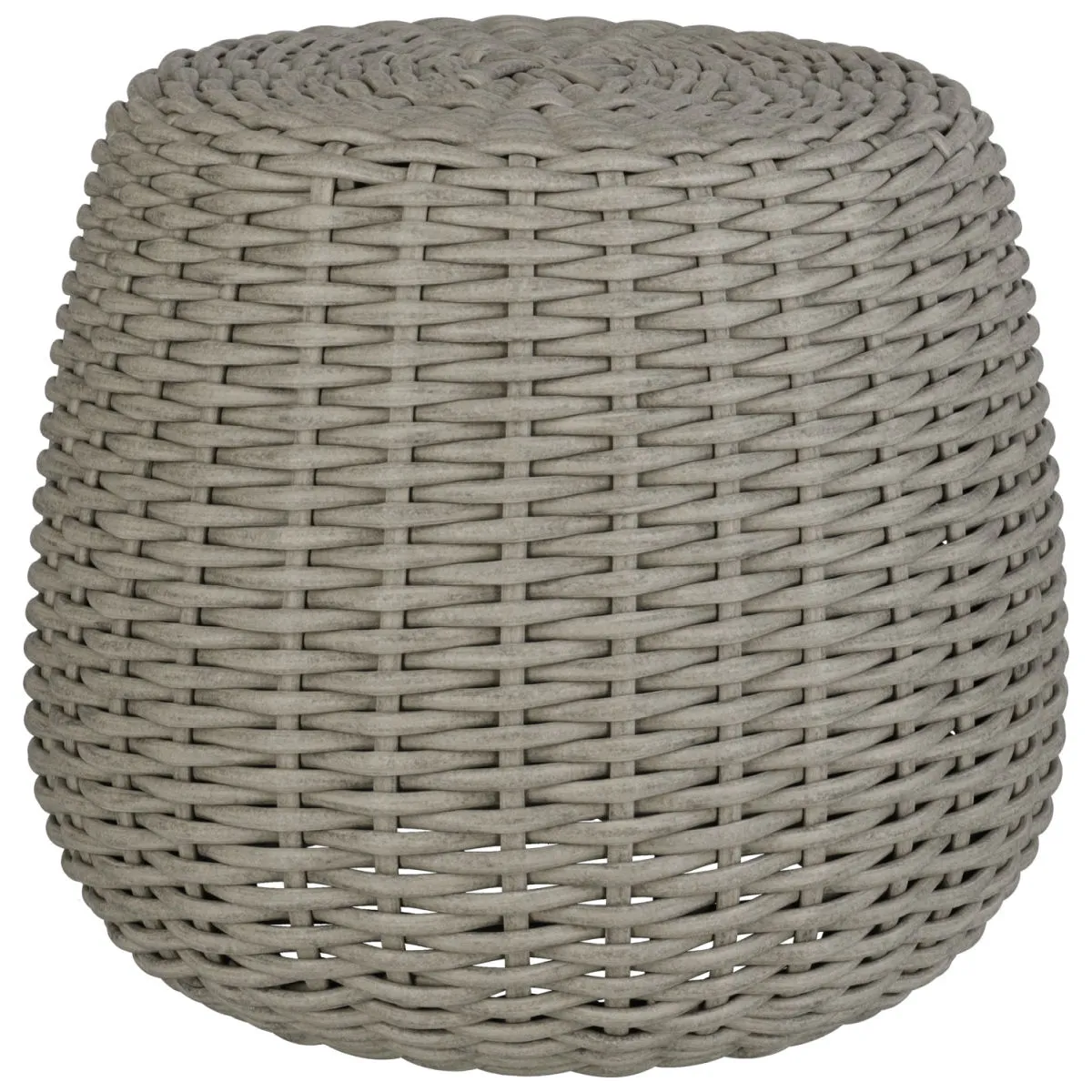 VEGA Pouf / tavolino per esterni Tavano; 55x50 cm (ØxH); grigio melange; cilindrica - immagine 1