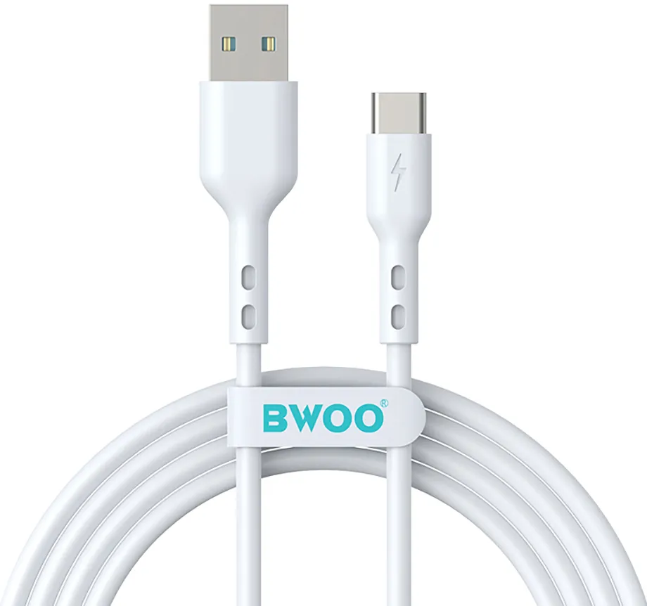 Cavo Dati e Ricarica USB-A - USB-C BWOO X172C, 60W, 1m, Bianco - immagine 1