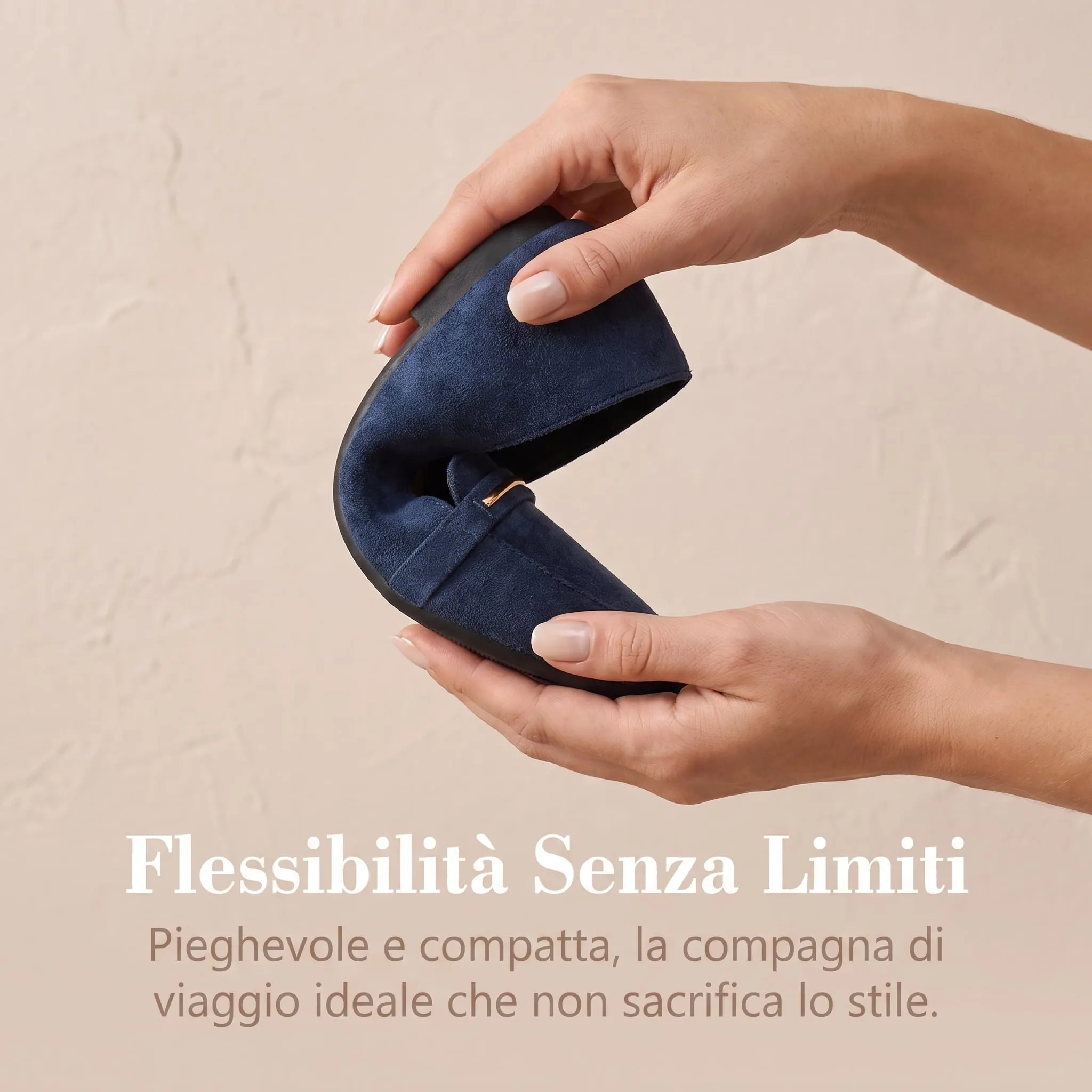 GLAMORA Mocassini Donna Eleganti, Scarpe Basse Slip On con Dettaglio Metallico, Mocassino Classico Comodo, Punta Affusolata, Suola Antiscivolo, Scarpe Casual per Ufficio, Lavoro e Tempo Libero - immagine 5