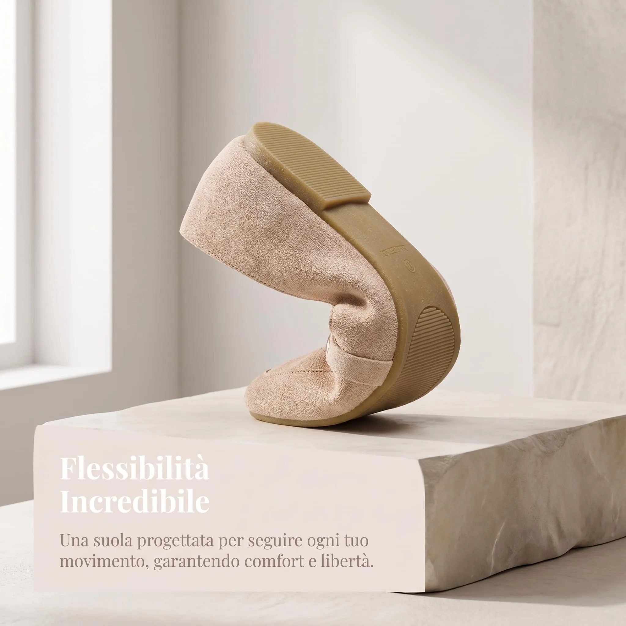 GLAMORA Mocassini Donna Eleganti, Scarpe Basse Slip On con Dettaglio Metallico, Mocassino Classico Comodo, Punta Affusolata, Suola Antiscivolo, Scarpe Casual per Ufficio, Lavoro e Tempo Libero - immagine 4