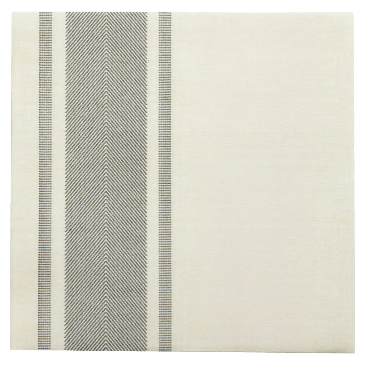 50x Ro.ial Tovaglioli di carta Auris Airlaid; 40x40 cm (LxL); avorio/grigio; 50 pz. / Pacco - immagine 1