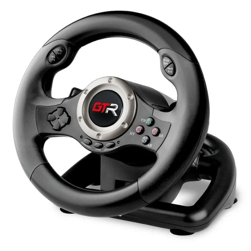 Volante Indeca JINSHU 2 GTR compatibile con PS4/PS3/Xbox/Nintendo Switch/PC - immagine 1