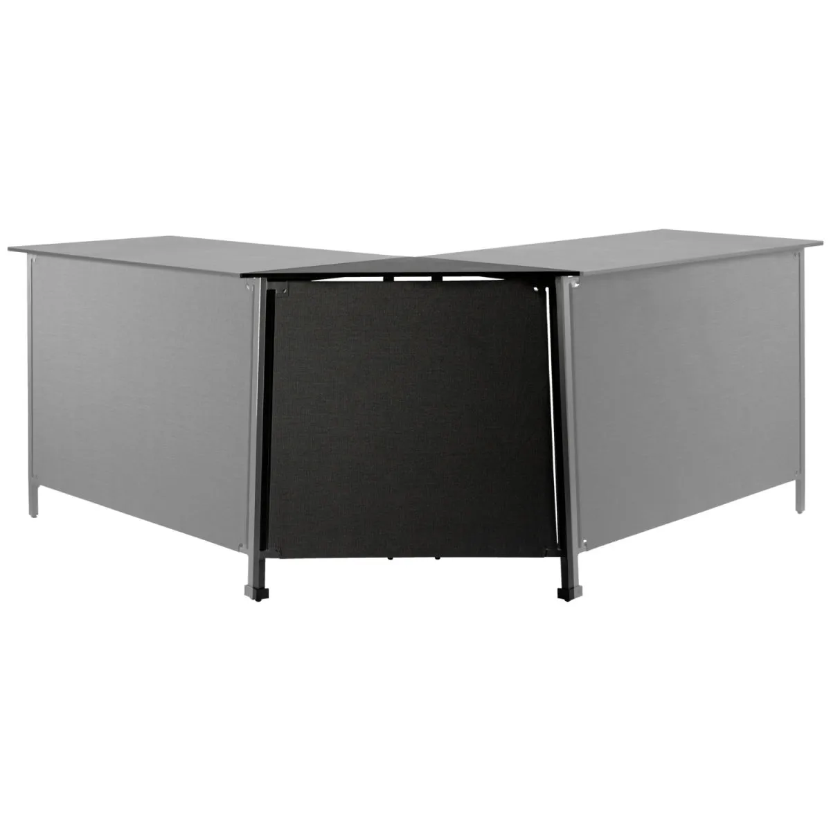 VEGA Tavolo bar da esterno Baruba elemento ad angolo; 87x43x89 cm (LxLxH); Piano tavolo cemento, struttura antracite; rettangolare - immagine 1