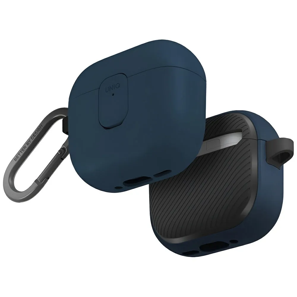 Custodia UNIQ Clyde per Apple AirPods 4, Blu Nero - immagine 1