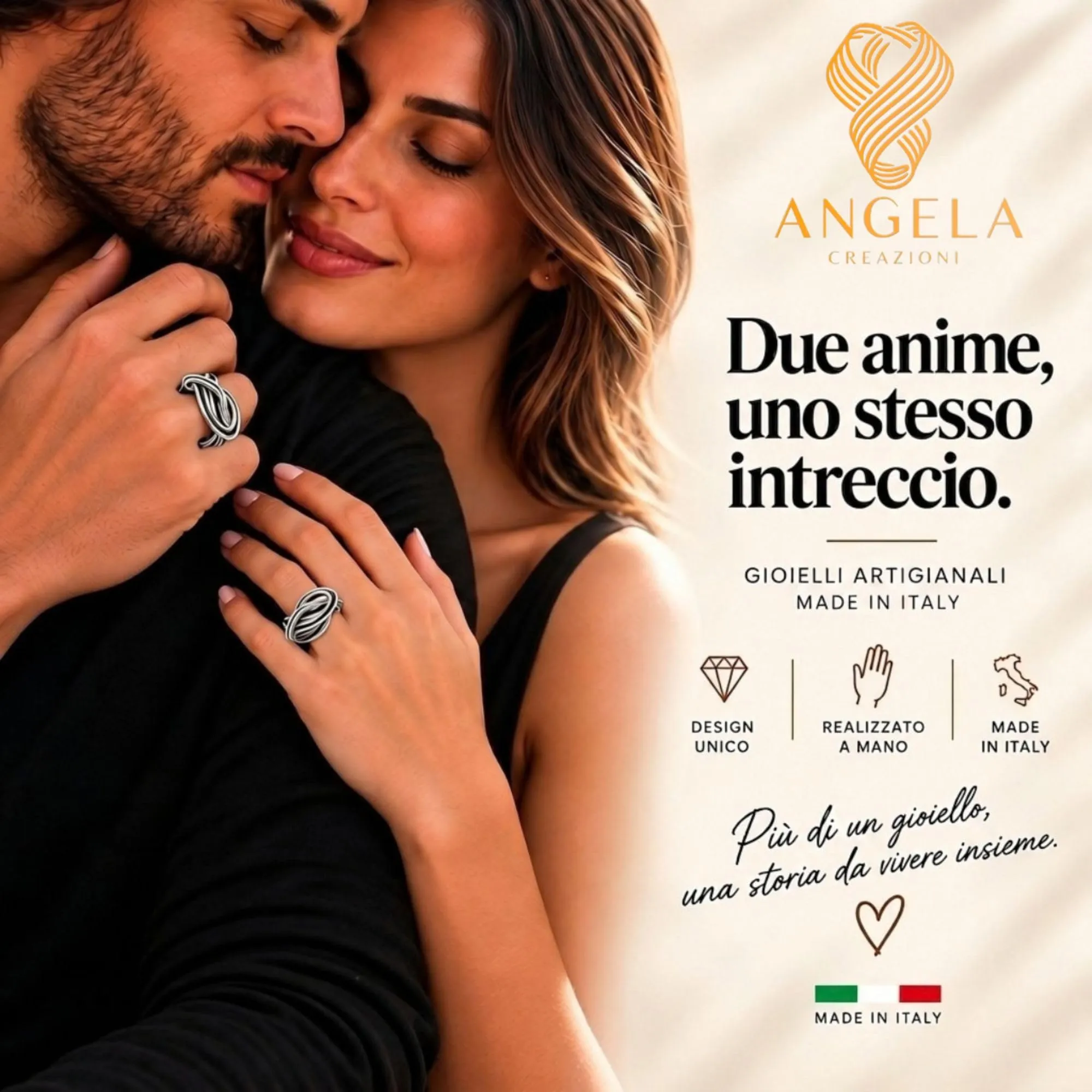 Anello Unisex in Alluminio Anodizzato, Gioiello Artigianale, Made in Italy - immagine 3
