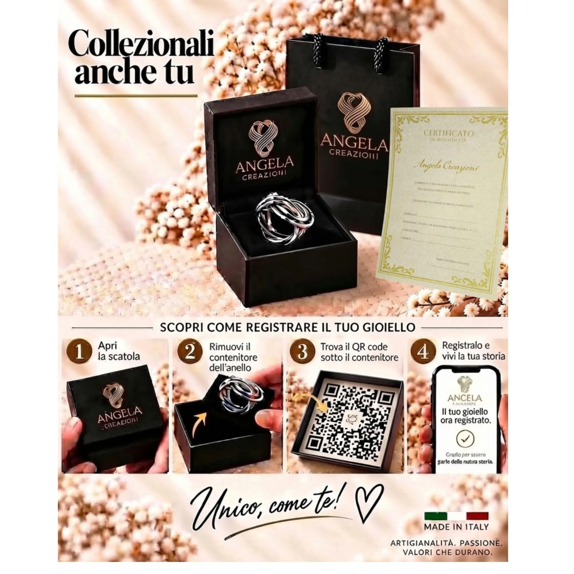 Anello Unisex in Alluminio Anodizzato, Gioiello Artigianale, Made in Italy - immagine 6