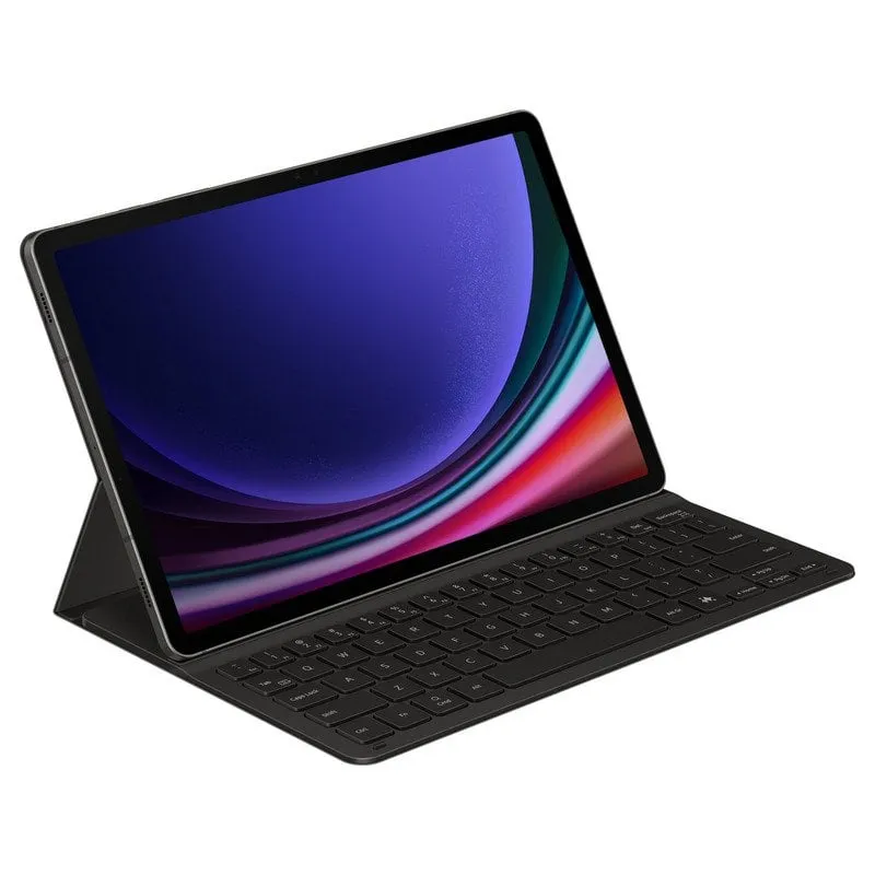 Samsung Book Cover Slim con tastiera nera per Galaxy Tab S9 - immagine 1