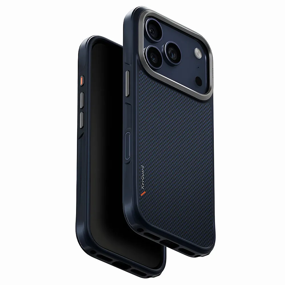 Custodia MagSafe per Apple iPhone 17 Pro, UNIQ, Keva MagClick, Blu navy - immagine 1