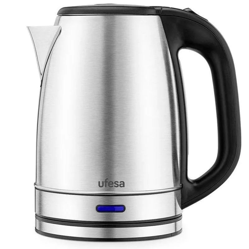 Bollitore Ufesa Resia 1.7L 2200W Acciaio Inox Base 360° Filtro Antical - immagine 1