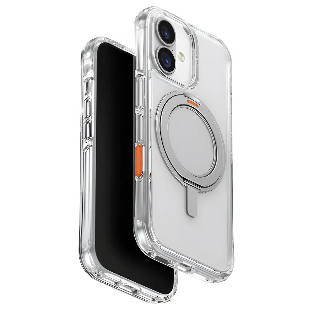 Custodia per Apple iPhone 17, UNIQ, Swivix, Argento - immagine 1