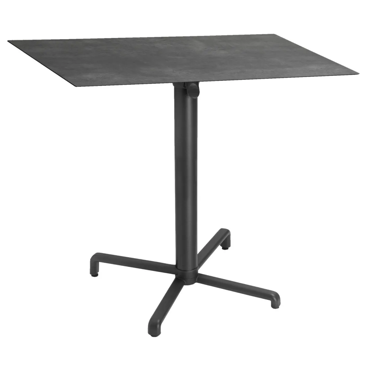 VEGA Tavolo da esterno Lift quadrato; 68x68x72 cm (LxLxH); Piano tavolo cemento, struttura antracite; quadrata - immagine 1
