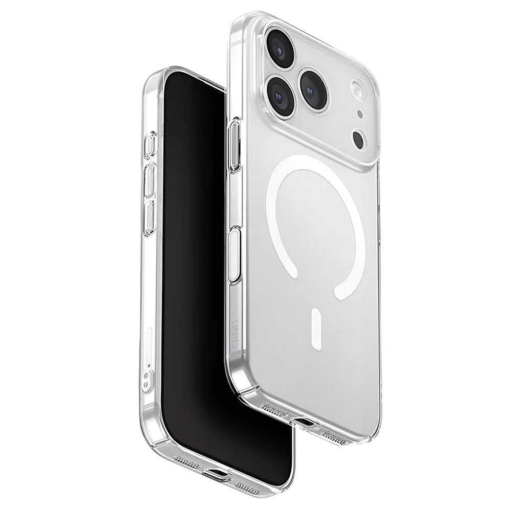 Custodia MagSafe per Apple iPhone 17 Pro, UNIQ, AirSuit MagClick, Trasparente - immagine 1