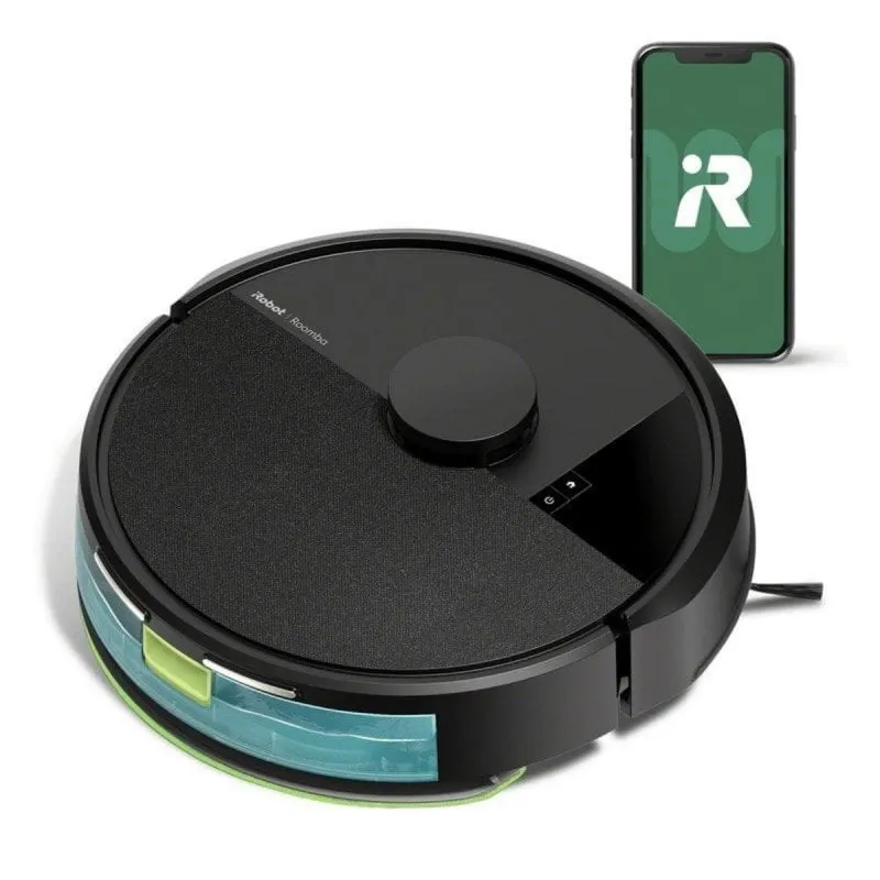 iRobot Roomba 105 Combo Robot Aspirapolvere e Lavapavimenti 7000Pa Nero - immagine 1