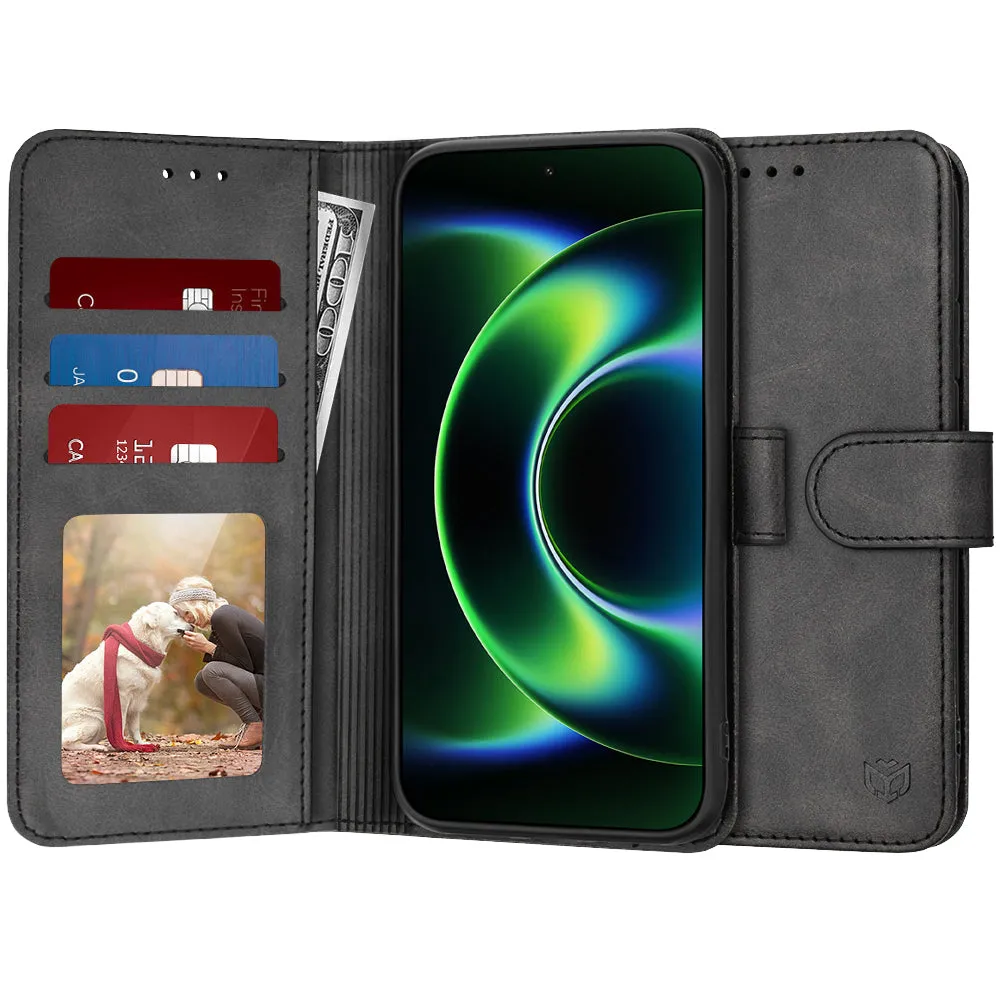 Custodia per Xiaomi 17 Ultra, Techsuit, Diary Book, Nera - immagine 1