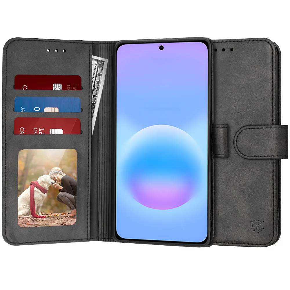 Custodia per Samsung Galaxy A57 5G, Techsuit, Diary Book, Nera - immagine 1