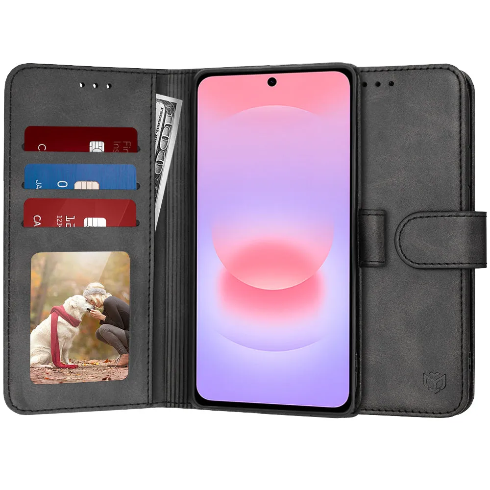 Custodia per Samsung Galaxy A37 5G, Techsuit, Diary Book, Nera - immagine 1