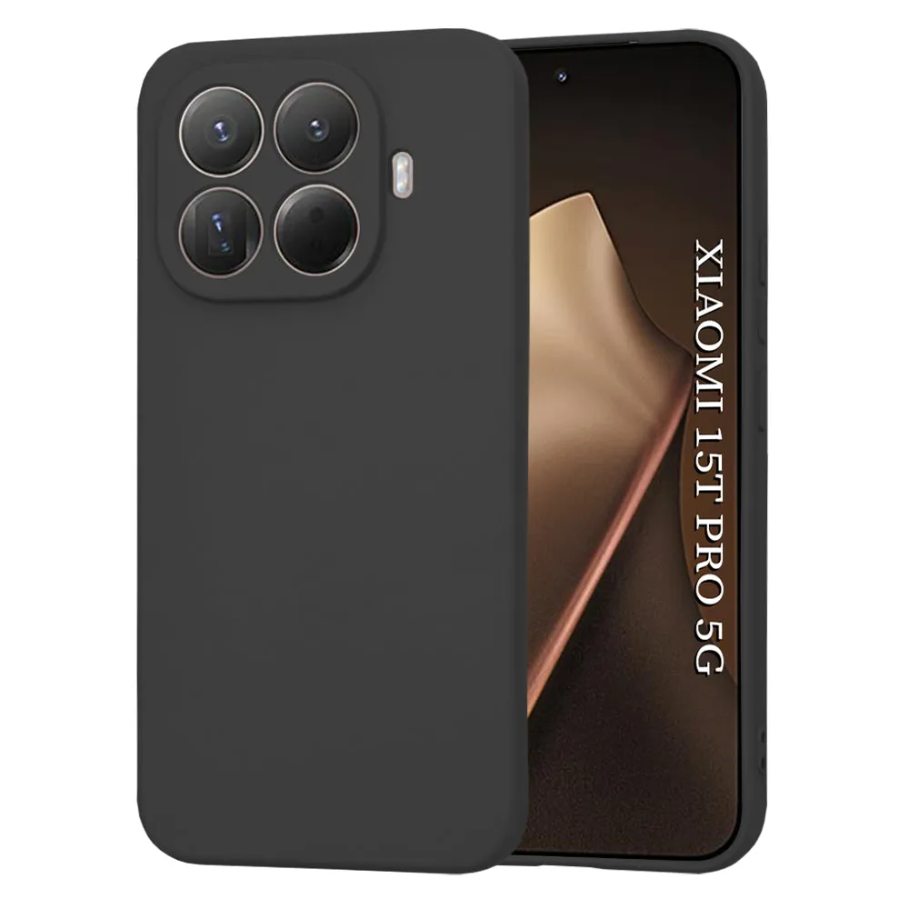 Custodia per Xiaomi 15T Pro, Techsuit, SoftFlex, Nera - immagine 1
