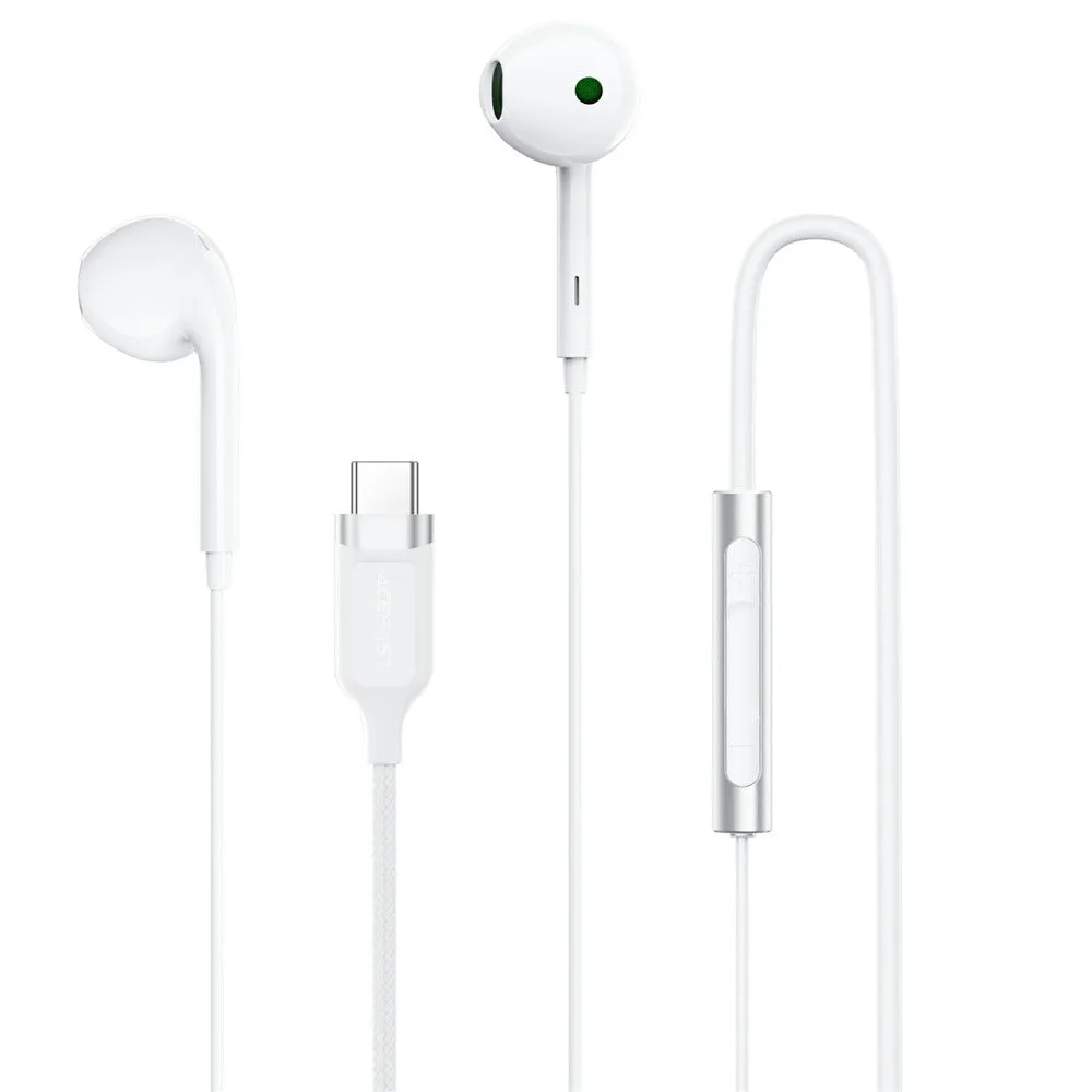 Handsfree USB-C Acefast L7, Bianco - immagine 1