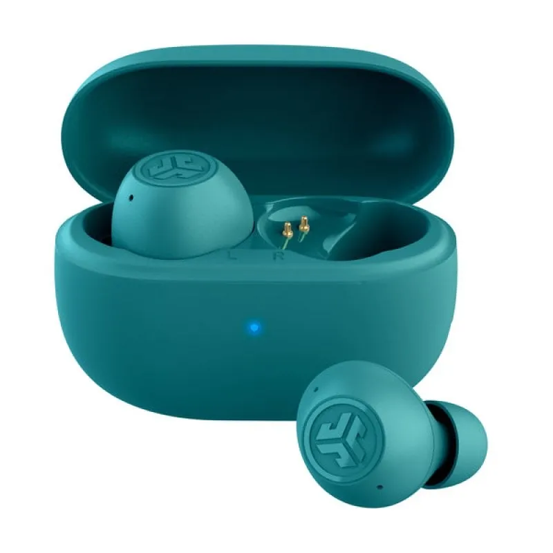 Cuffie Bluetooth JLab Go Pop ANC TWS con cancellazione attiva del rumore, colore verde acqua - immagine 1