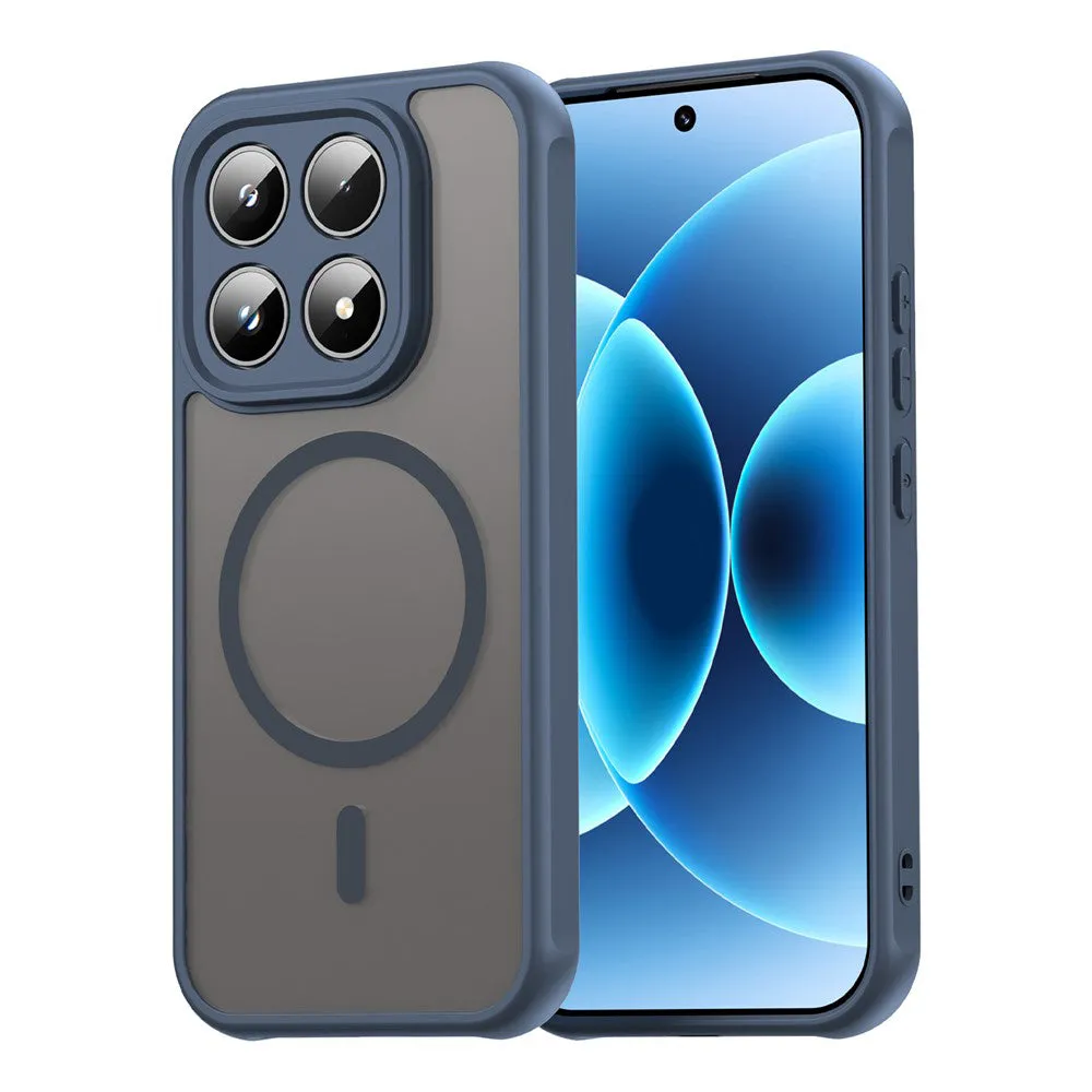 Custodia MagSafe per Xiaomi 17, Techsuit, HaloFrost II, Blu Navy - immagine 1