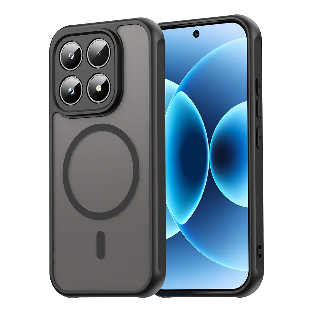 Custodia MagSafe per Xiaomi 17, Techsuit, HaloFrost II, Nera - immagine 1