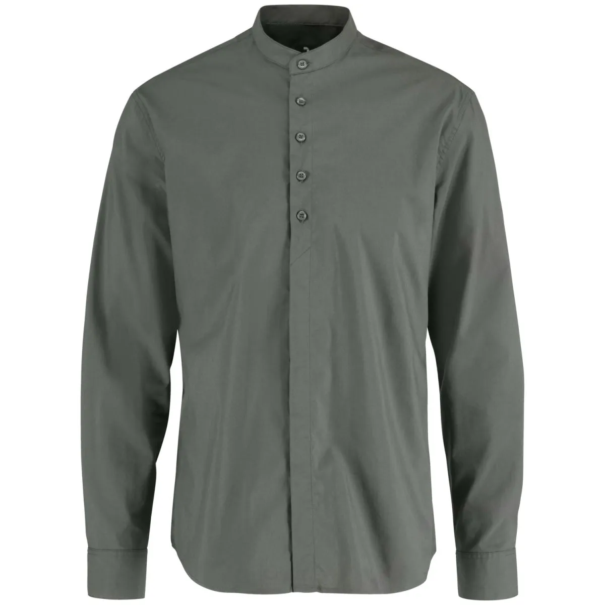 JOBELINE Camicia da uomo Lani Maniche lunghe; Taglia 41/42; grigio scuro - immagine 1