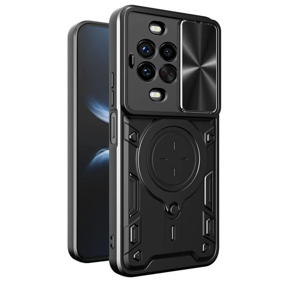 Custodia per Huawei nova 14 Pro, Techsuit, CamGuard Pro, Nera - immagine 1