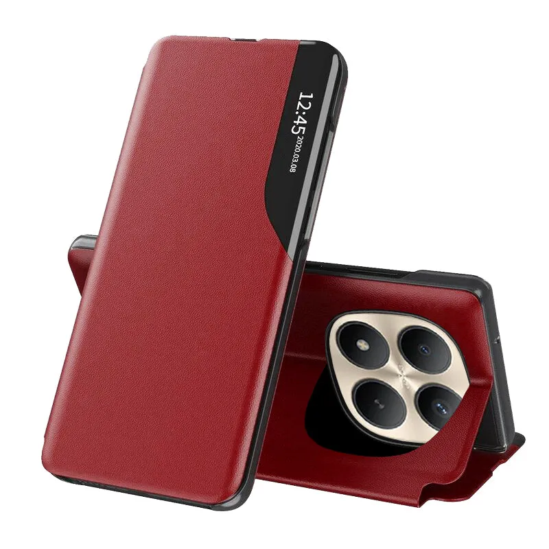 Custodia per Xiaomi Poco M8 Pro / Redmi Note 15 Pro+ 5G, Techsuit, eFold, Rossa - immagine 1