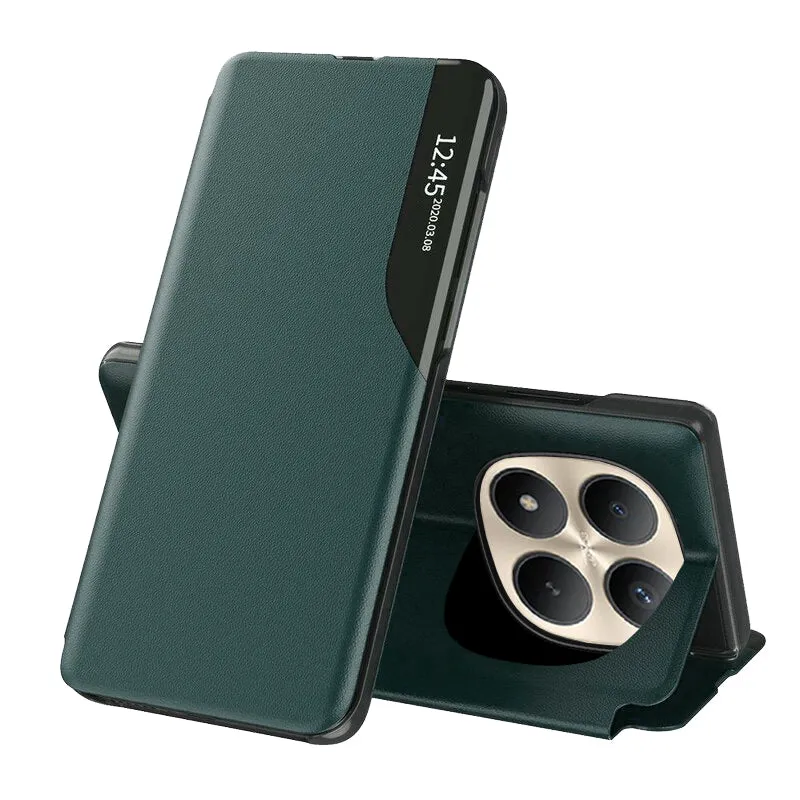 Custodia per Xiaomi Poco M8 Pro / Redmi Note 15 Pro+ 5G, Techsuit, eFold, Verde Scuro - immagine 1