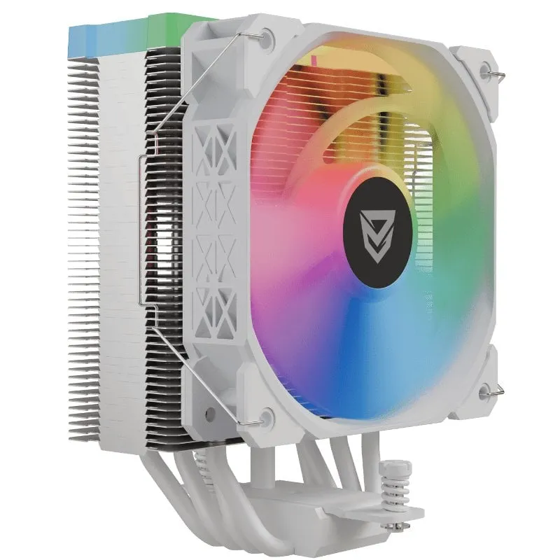 Nfortec Centaurus X2 Ventola CPU ad alte prestazioni 120mm Bianco - immagine 1