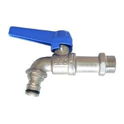 Rubinetto a sfera per esterno Ekomatic ( 1/2"M ) Zincato PLARPG0001SF - immagine 1