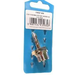 Raccordo gas GPL per tubi 8x13 mm ( 1/2"M ) Cromo K0337BM - immagine 1