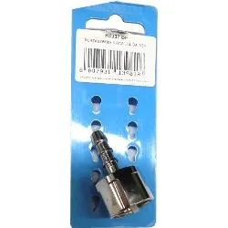 Raccordo gas GPL per tubi 8x13 mm ( 1/2"F ) Cromo K0337BF - immagine 1