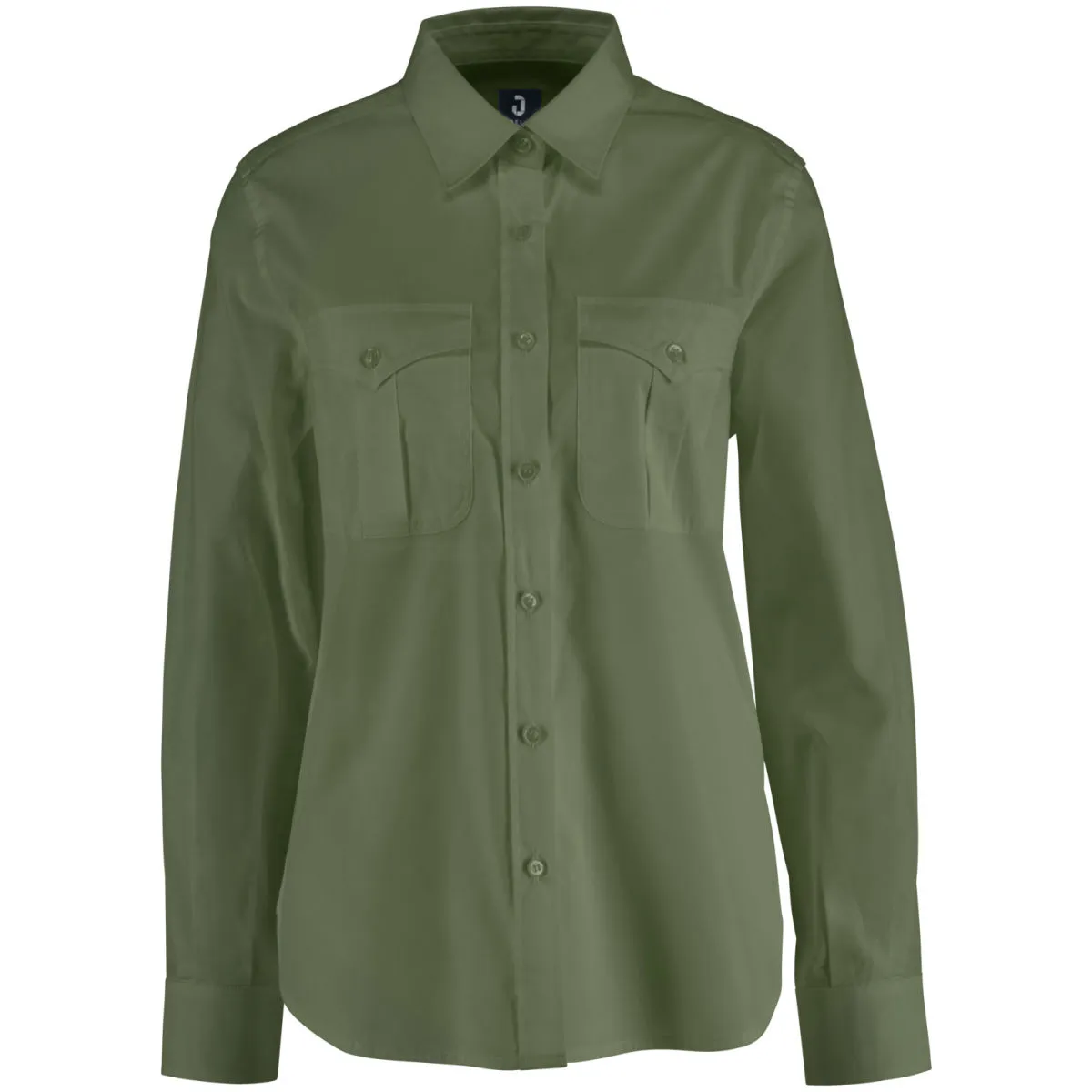 JOBELINE Camicetta Marlon Maniche lunghe; Taglia 52; verde oliva - immagine 1
