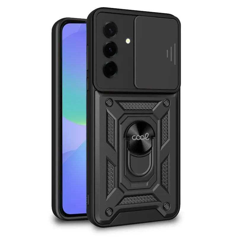 Custodia Cool per Samsung Galaxy A36 5G Anello Rigido Nero - immagine 1