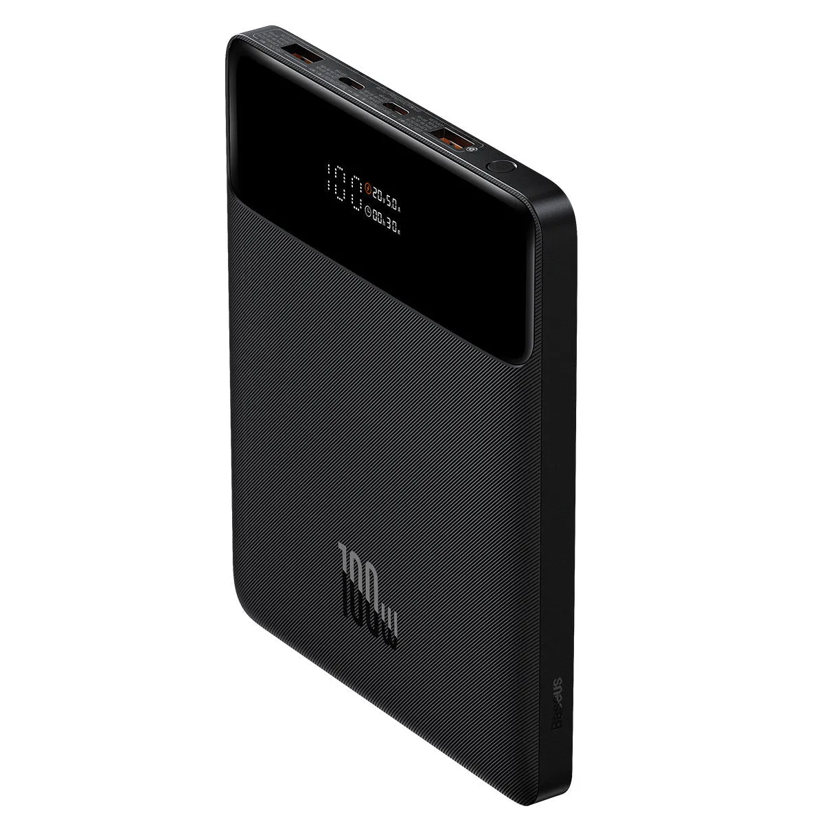 Batteria Esterna Baseus Blade Ultrathin, 20000mAh, 100W, QC + PD, 2 x USB-A - 2 x USB-C, Nera PPBL000201 - immagine 1